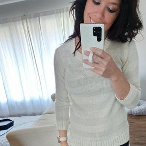Cream sweater